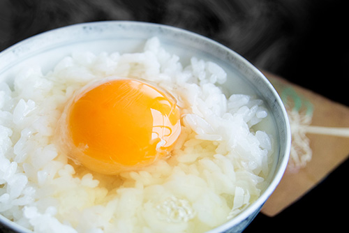 2016年9月撮影のフリー写真素材102「卵かけご飯」