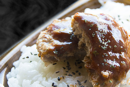 2016年9月撮影のフリー写真素材134「ハンバーグ」