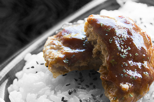 2016年9月撮影のフリー写真素材136「ハンバーグ」