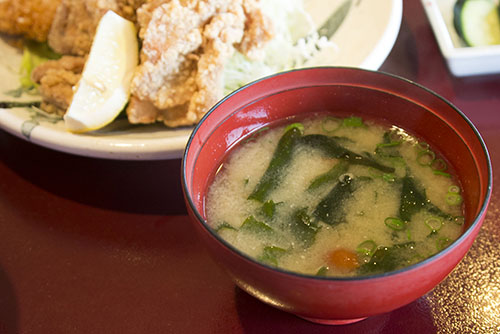 2017年6月撮影のフリー写真素材91「味噌汁」