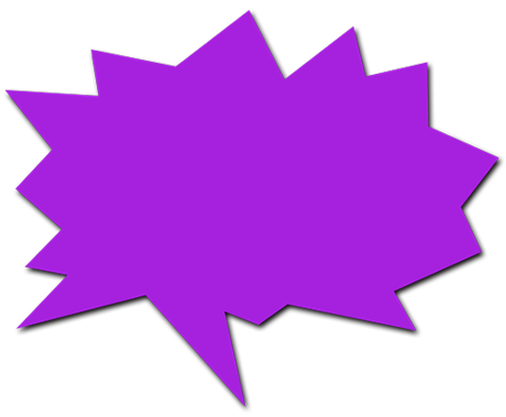 吹き出しの無料素材6のサンプル