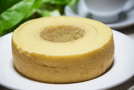 バウムクーヘン（プレーン）のフリー写真素材2