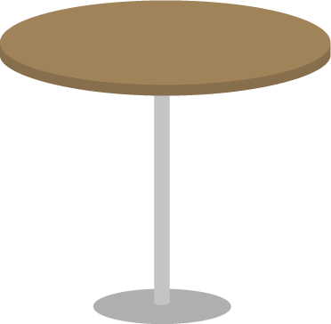 カフェで読書をする男性と女性（テーブル）のフリー素材6