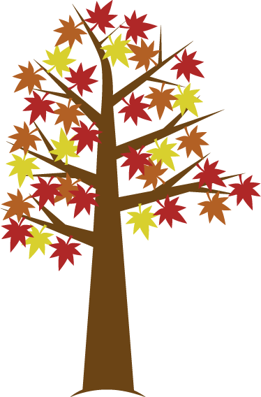 もみじの木の無料イラスト