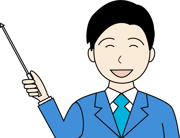 若い男性(スーツ)のシンプルな人物イラスト14