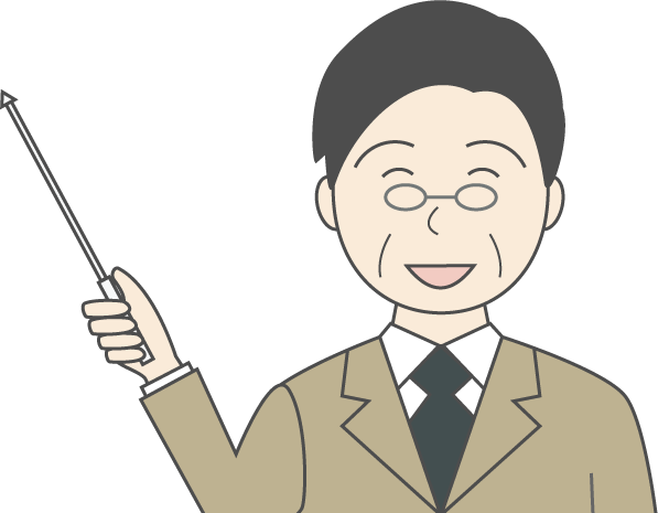 中年男性(スーツ)のシンプルな人物イラスト14