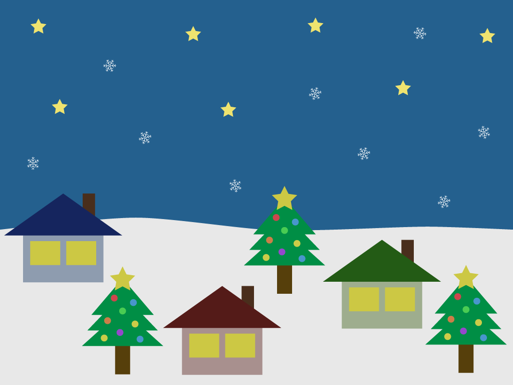 クリスマス（背景のみ）の無料イラスト