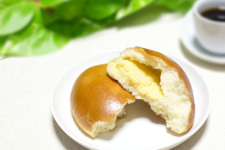 クリームパンのフリー写真素材4