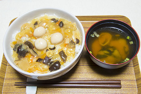 中華丼のフリー写真素材1