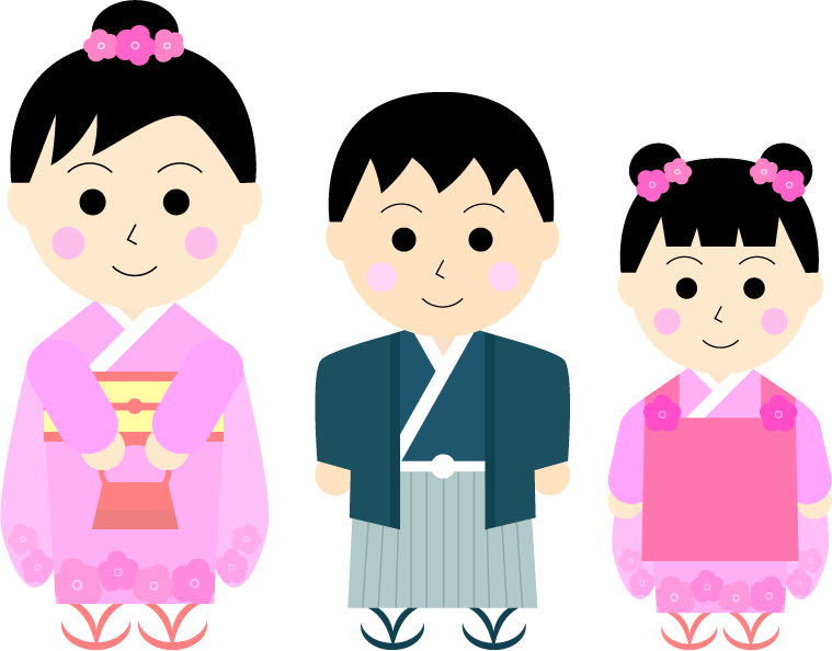 七五三（人物のみ）のフリー素材3