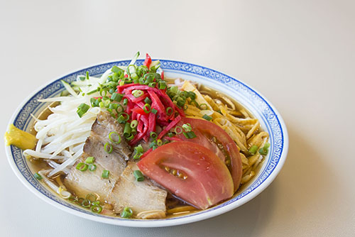 フリー写真素材182「斜めから見た冷やし中華」