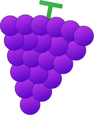ブドウのフリー素材1