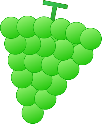 ブドウのフリー素材2