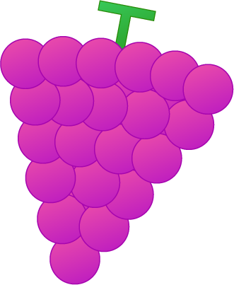 ブドウのフリー素材3