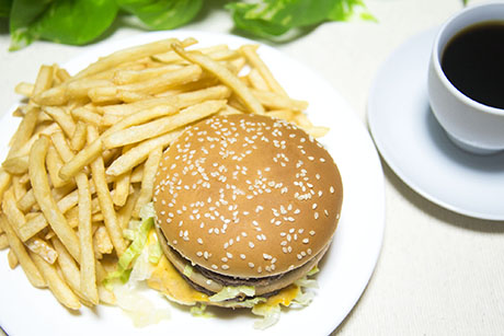 ハンバーガーのフリー写真素材2