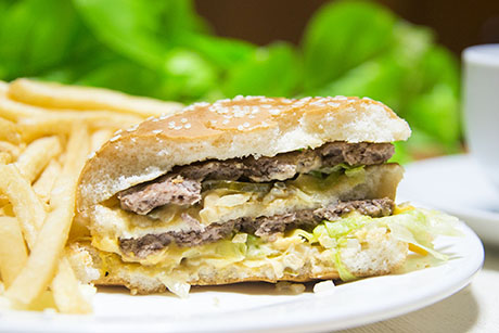 ハンバーガーのフリー写真素材6