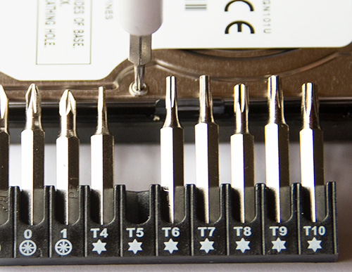 T5のトルクスネジ