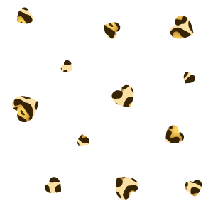 ランダムなハート柄の無料背景画像２７５