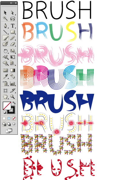 ブラシライブラリの使用例