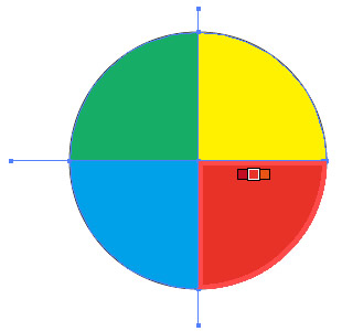 隙間が調整されたライブペイントグループ