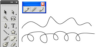鉛筆ツールの使用例
