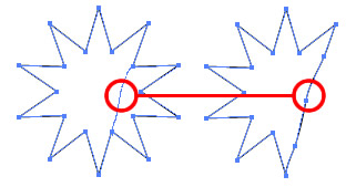 鉛筆ツールでパスをリシェイプ