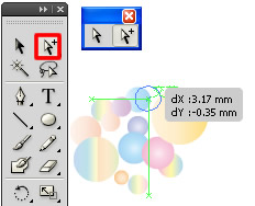 グループ選択ツールの使用例