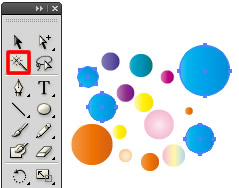 自動選択ツールの使用例