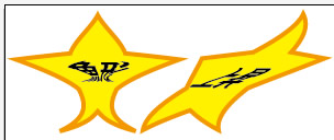 ワープスタイルの魚形と上昇