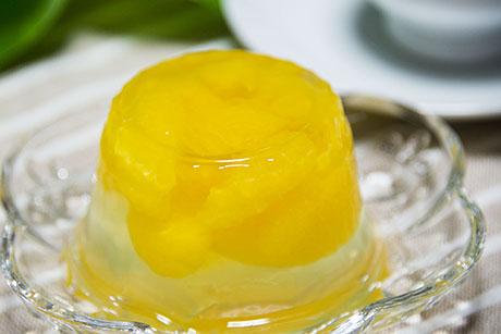 伊予柑ゼリーのフリー写真素材2