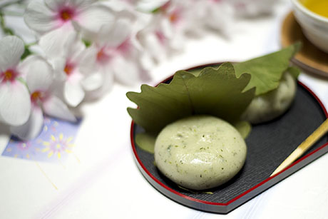 かしわ餅のフリー写真素材5