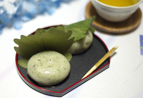 かしわ餅のフリー写真素材8