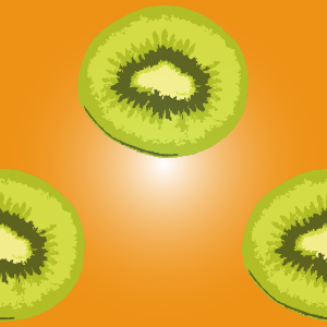 キウイ（グラデーション）の無料背景画像