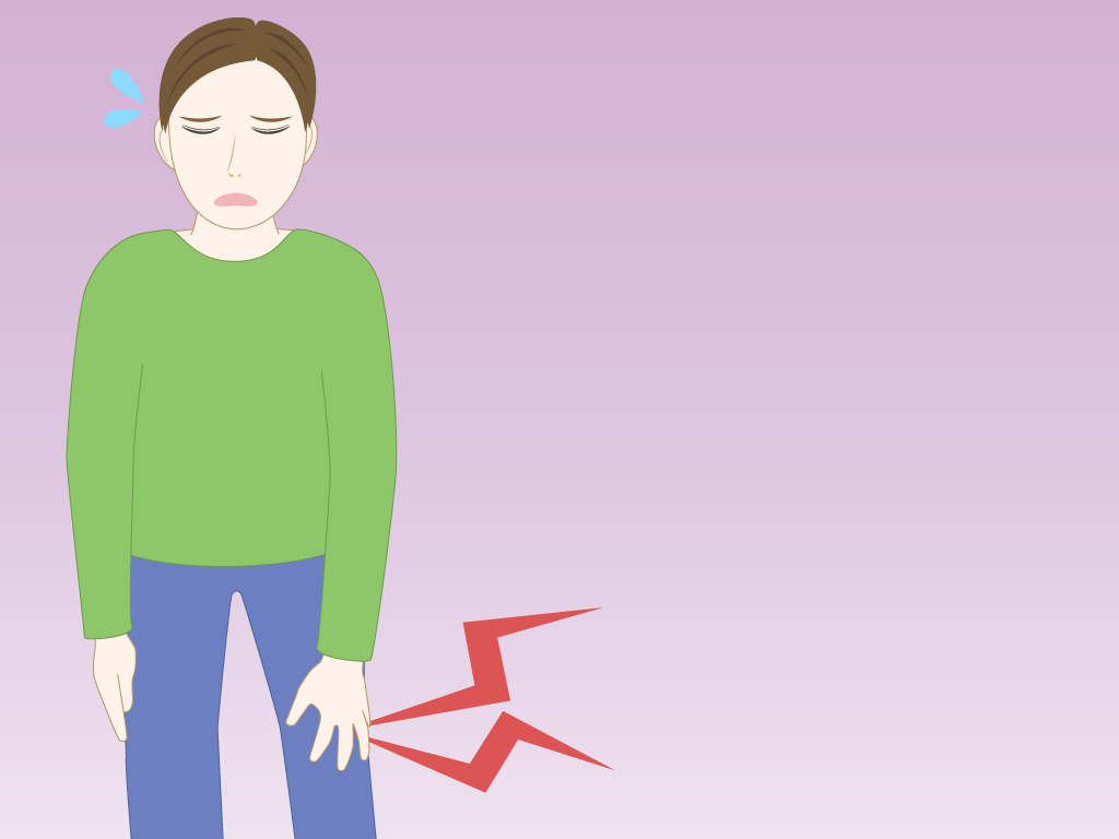 膝が痛い男性のフリー素材7