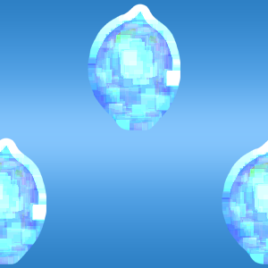 レモン（エッジの光彩）の無料背景画像