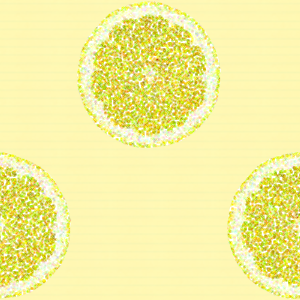 レモン（点画）の無料背景画像