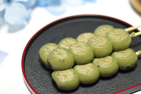 抹茶団子のフリー写真素材4