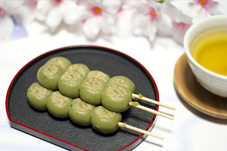 抹茶団子のフリー写真素材5