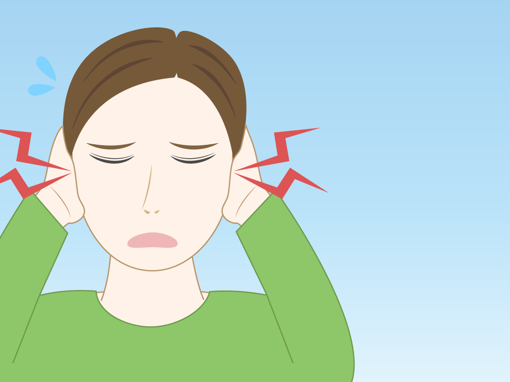 耳鳴りがする男性のフリー素材5