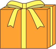 プレゼントの無料イラスト