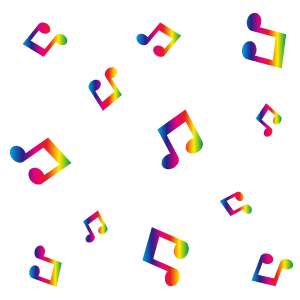 ８分音符の無料背景画像２７２