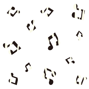 ８分音符の無料背景画像３９０