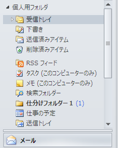 復元したメールデータ