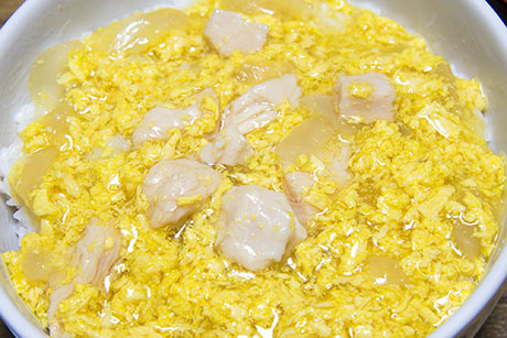 親子丼のフリー写真素材2