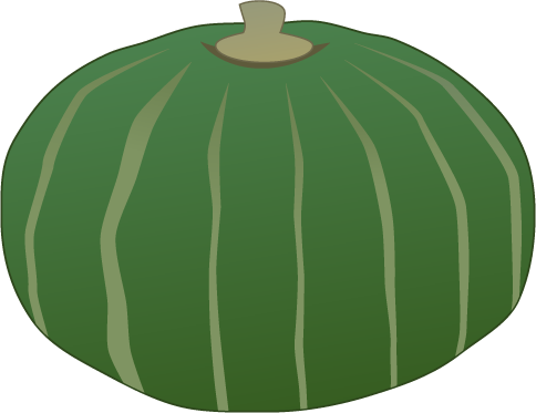カボチャのフリー素材1