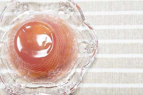 レッドグレープフルーツゼリーのフリー写真素材4