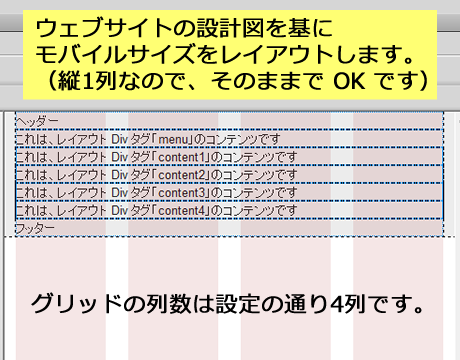スマートフォン用レイアウト