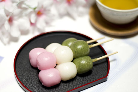 三色団子のフリー写真素材5