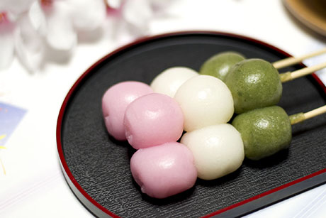 三色団子のフリー写真素材6