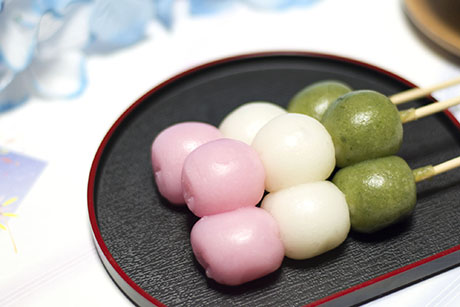 三色団子のフリー写真素材8